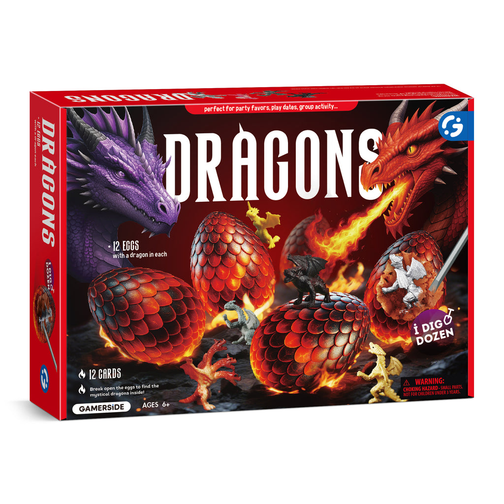Dragon Egg Dig Kit – 12 Dragons