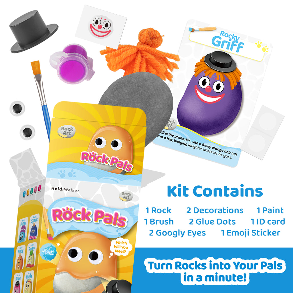 Rock Pals Paint & Decorate Rock Craft Kit