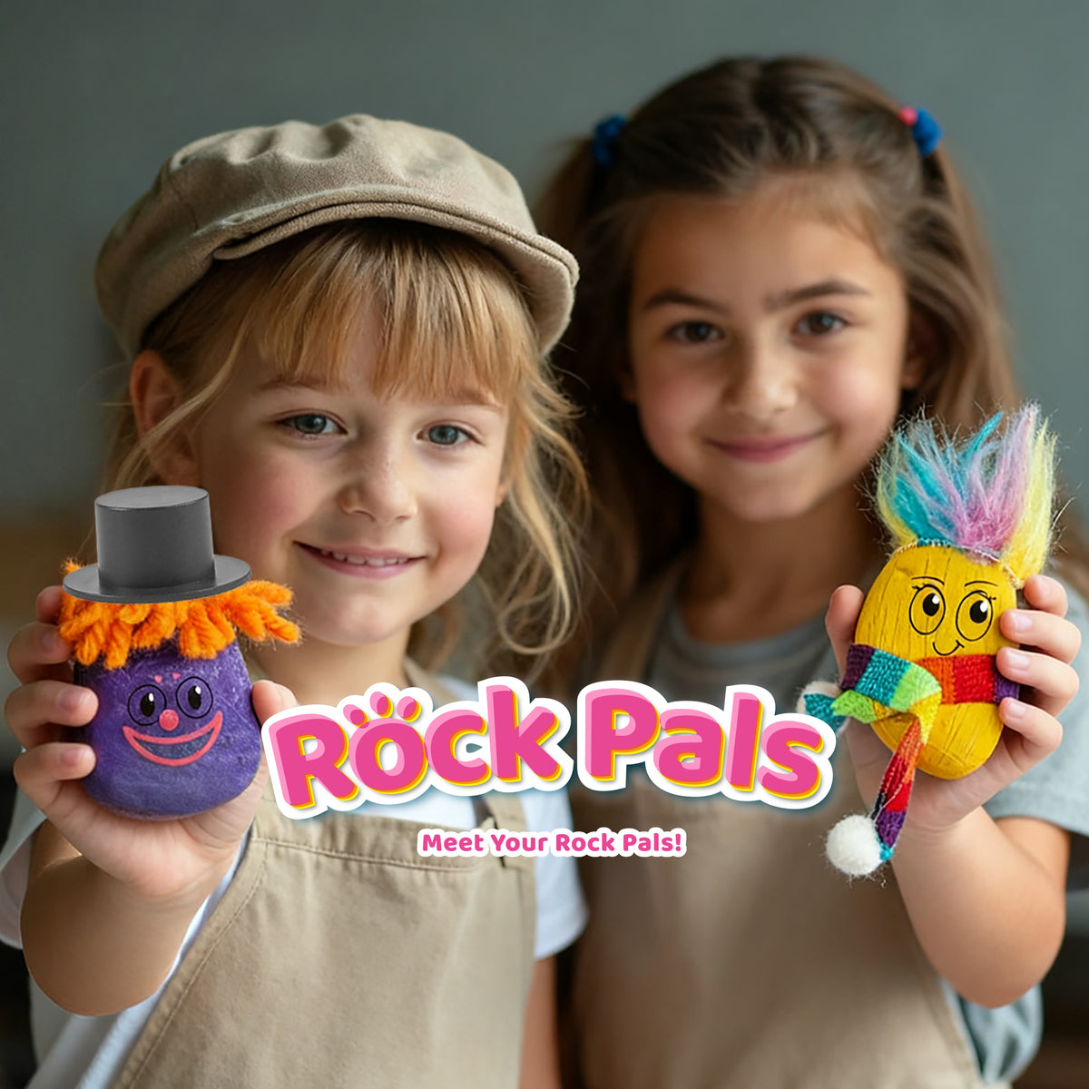 Rock Pals Paint & Decorate Rock Craft Kit