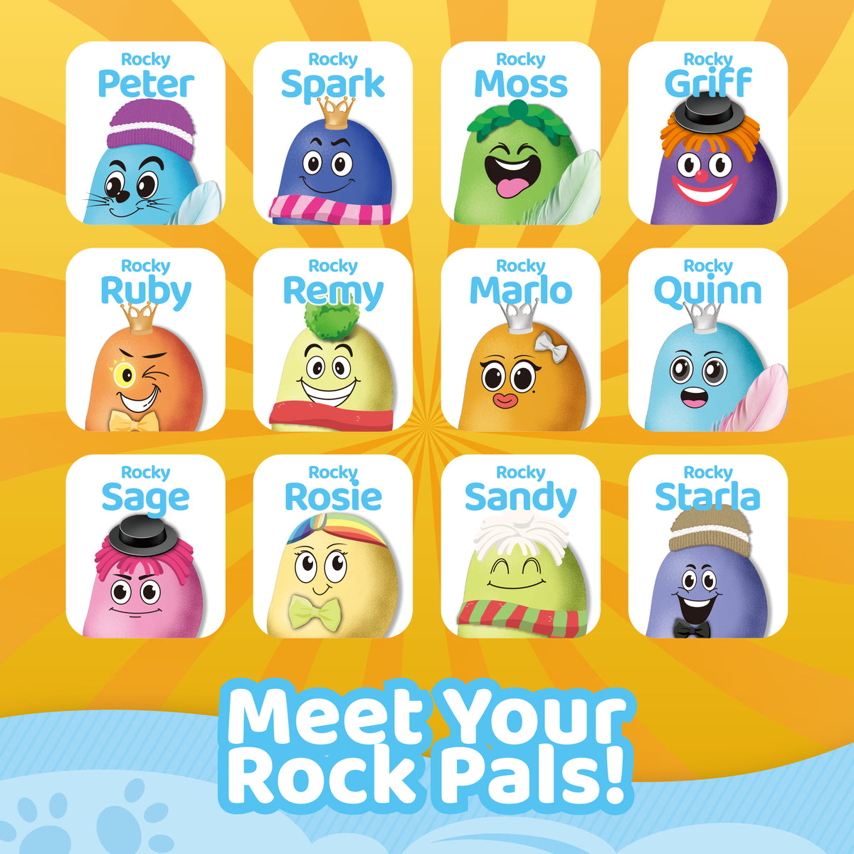 Rock Pals Paint & Decorate Rock Craft Kit