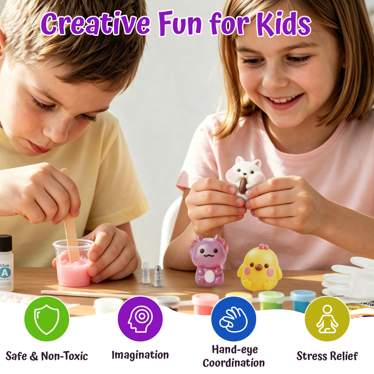 Taba Squishy Kit - DIY Squishy Making Kit, Kids Crafts, Ideal Gifts