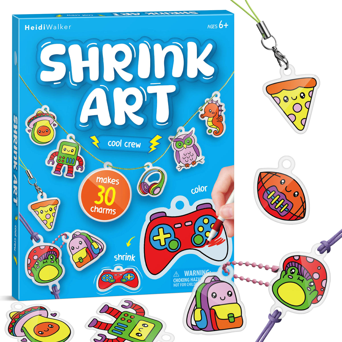 Shrink Art Cool Crew Charm Making Kit