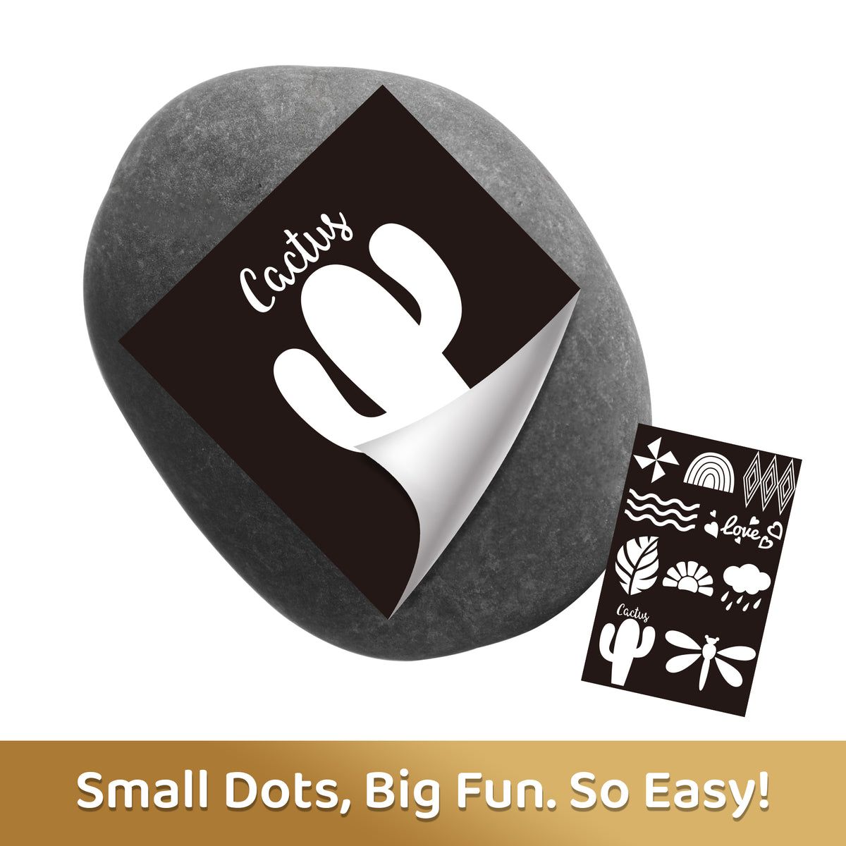Foil Rock Painting Craft Kit