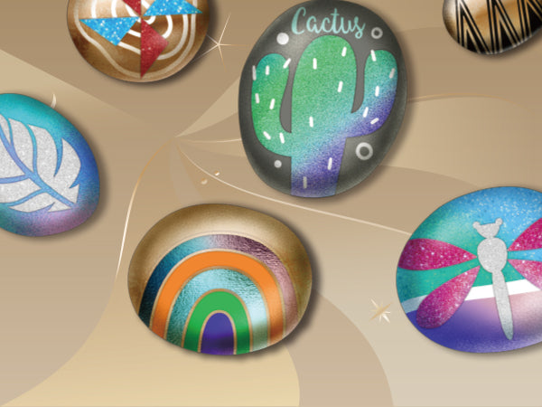 Foil Rock Painting Craft Kit