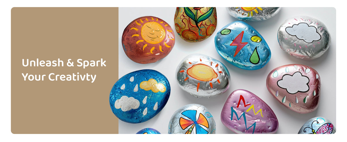 Foil Rock Painting Craft Kit