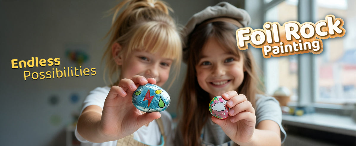 Foil Rock Painting Craft Kit