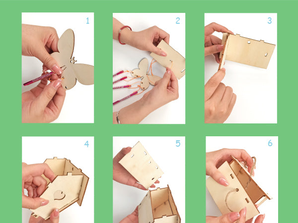 Bird House & Wind Chime Build and Paint Kit