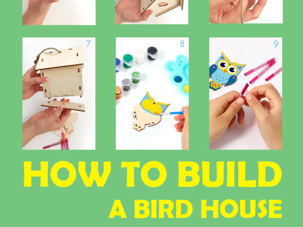 Bird House & Wind Chime Build and Paint Kit