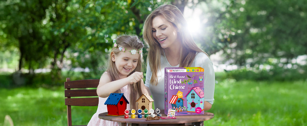 Bird House & Wind Chime Build and Paint Kit