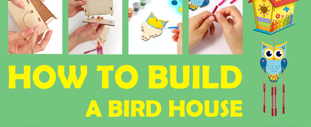 Bird House & Wind Chime Build and Paint Kit