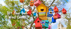 Bird House & Wind Chime Build and Paint Kit