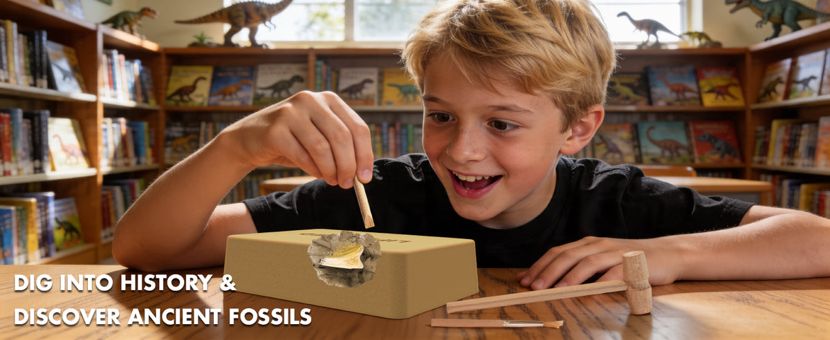 Piano Potato Life-Size T. Rex Dinosaur Dig Kit – Prehistoric Claw & Spine Excavation Set