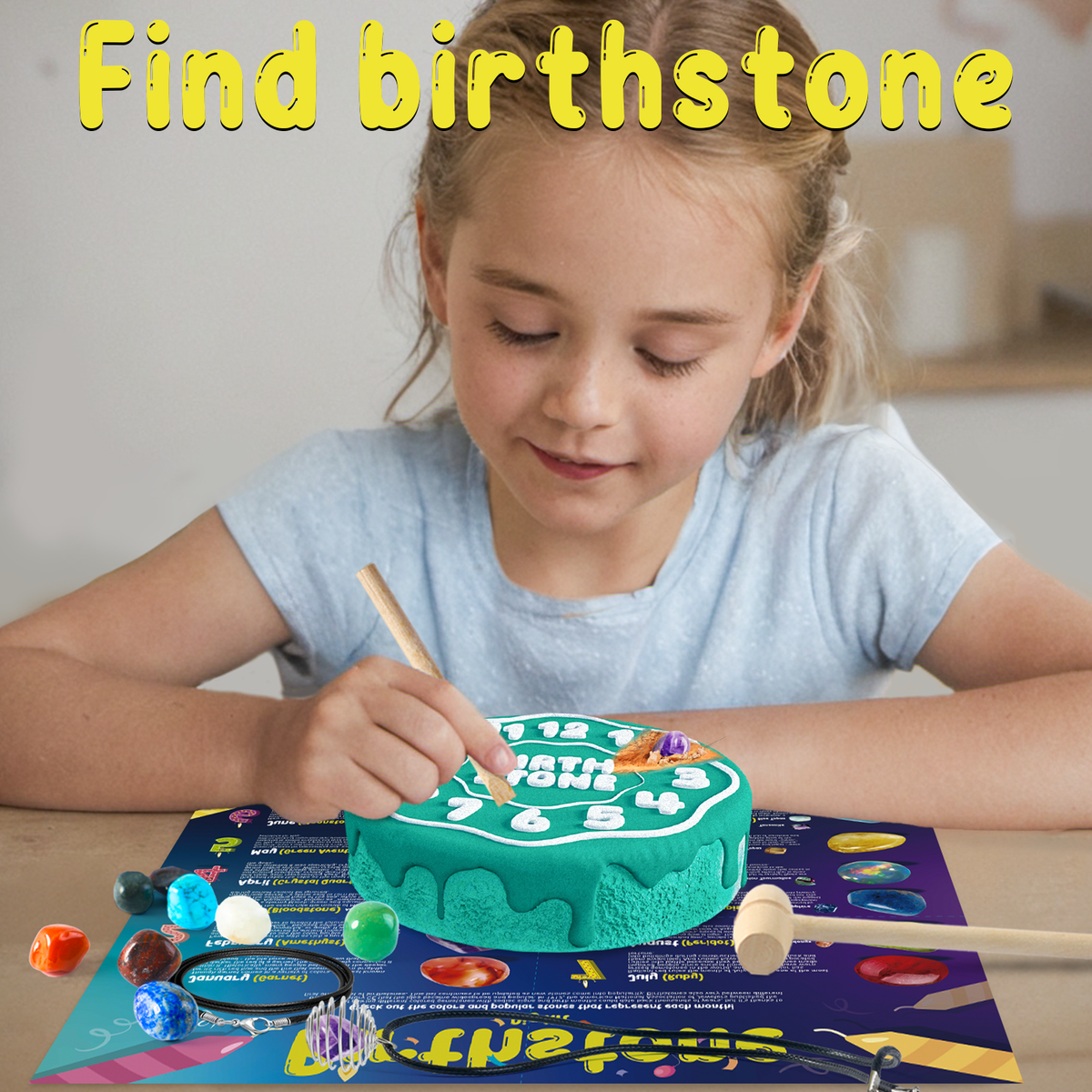 Birthstone Discovery Dig Kit – 12 Birthstones