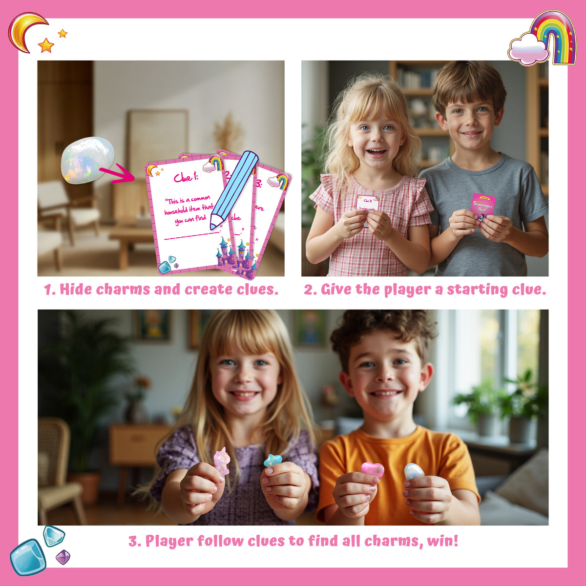 Unicorn Scavenger Hunt Dig & Seek Kit