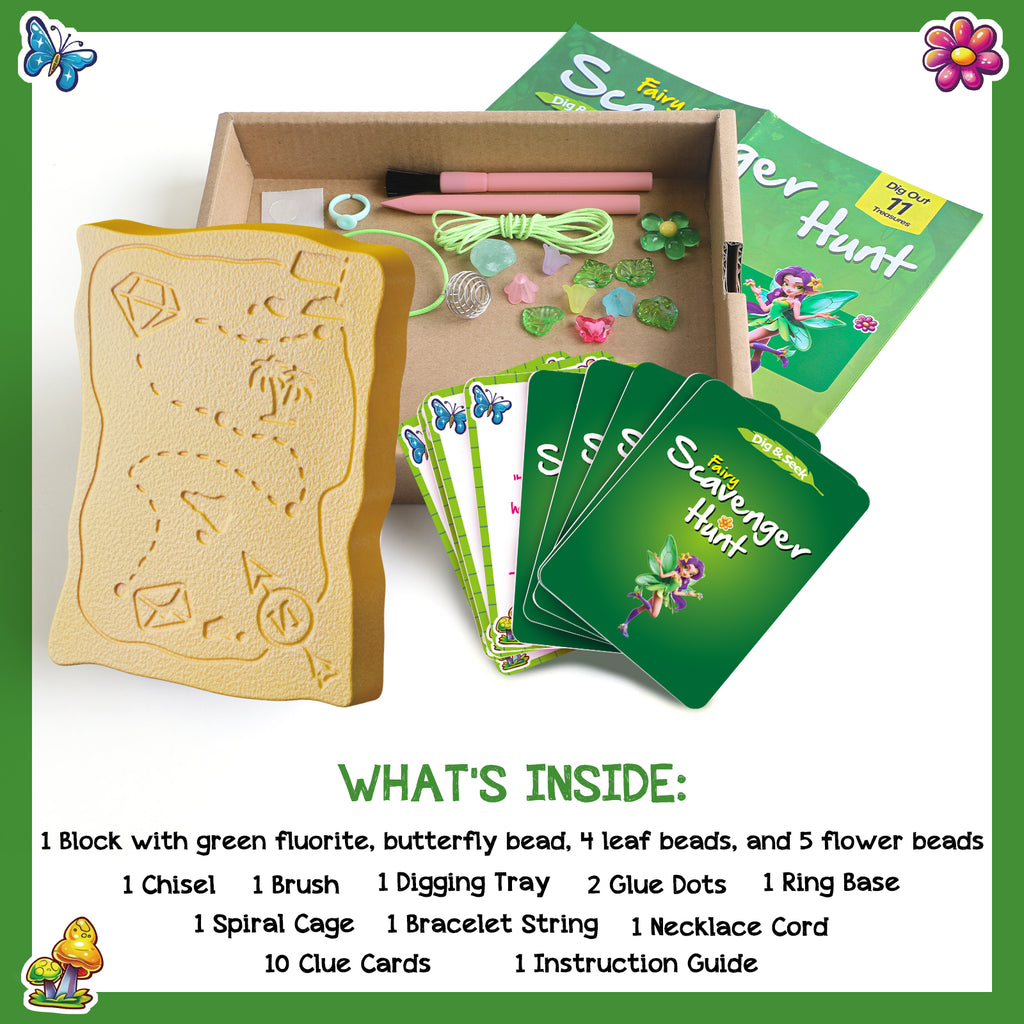 Fairy Scavenger Hunt Dig & Seek Kit