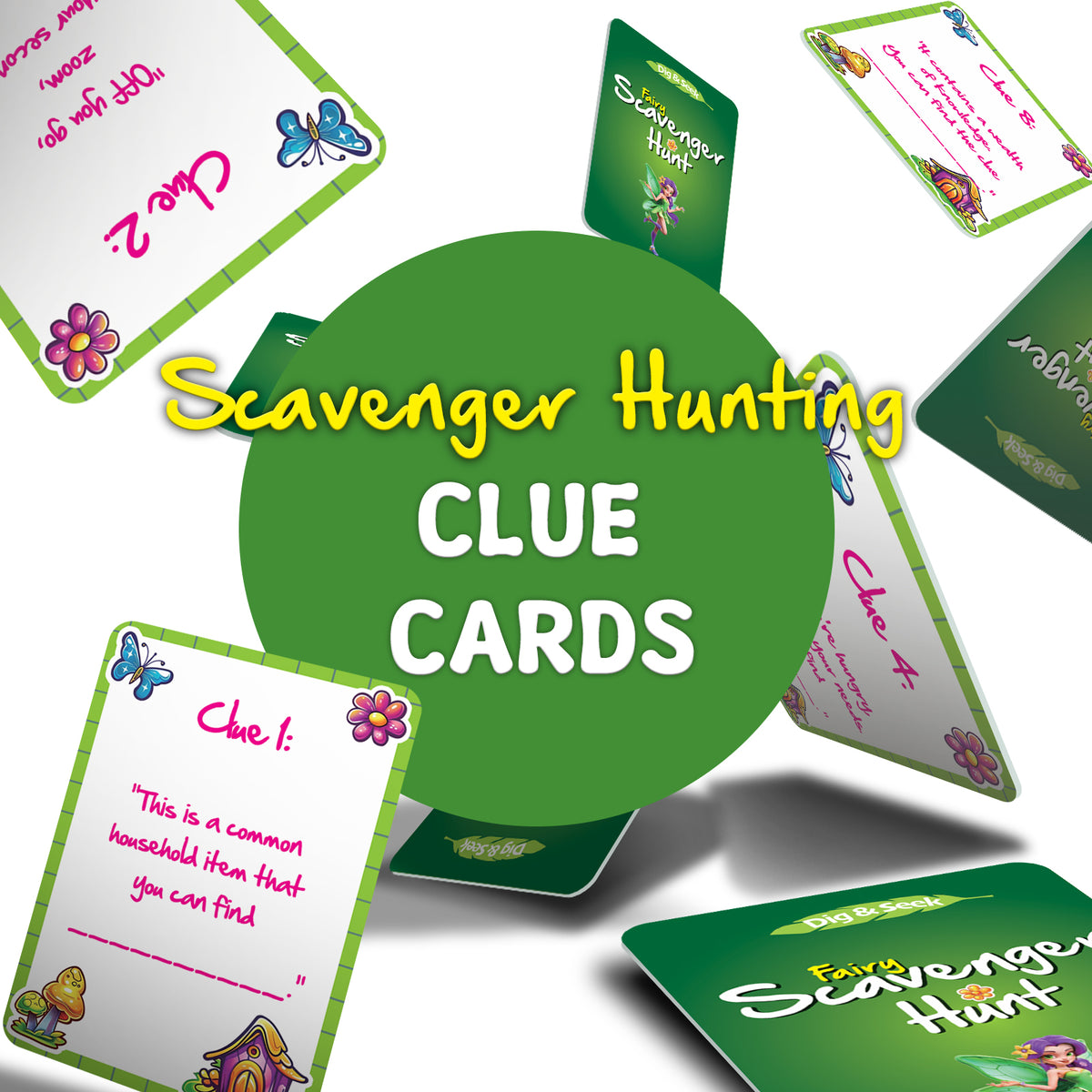 Fairy Scavenger Hunt Dig & Seek Kit