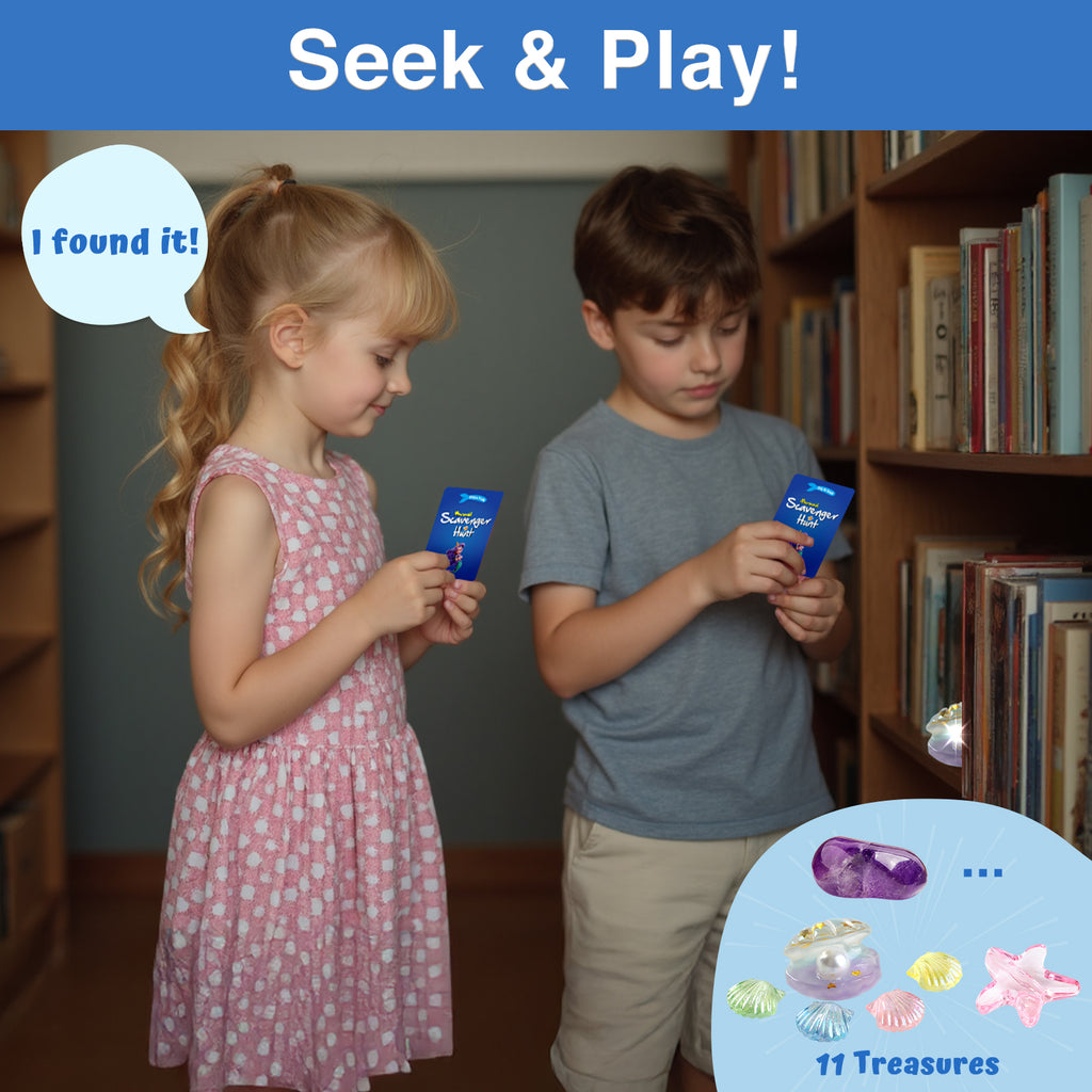 Mermaid Scavenger Hunt Dig & Seek Kit