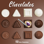 Chocolates Dig Kit – 12 Gem Surprises