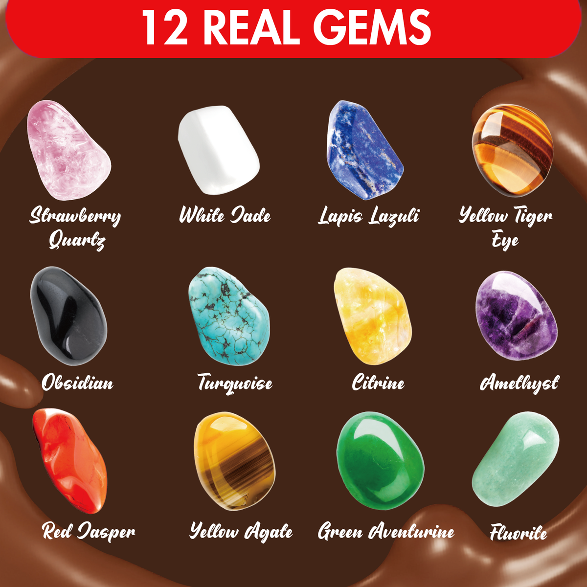 Chocolates Dig Kit – 12 Gem Surprises