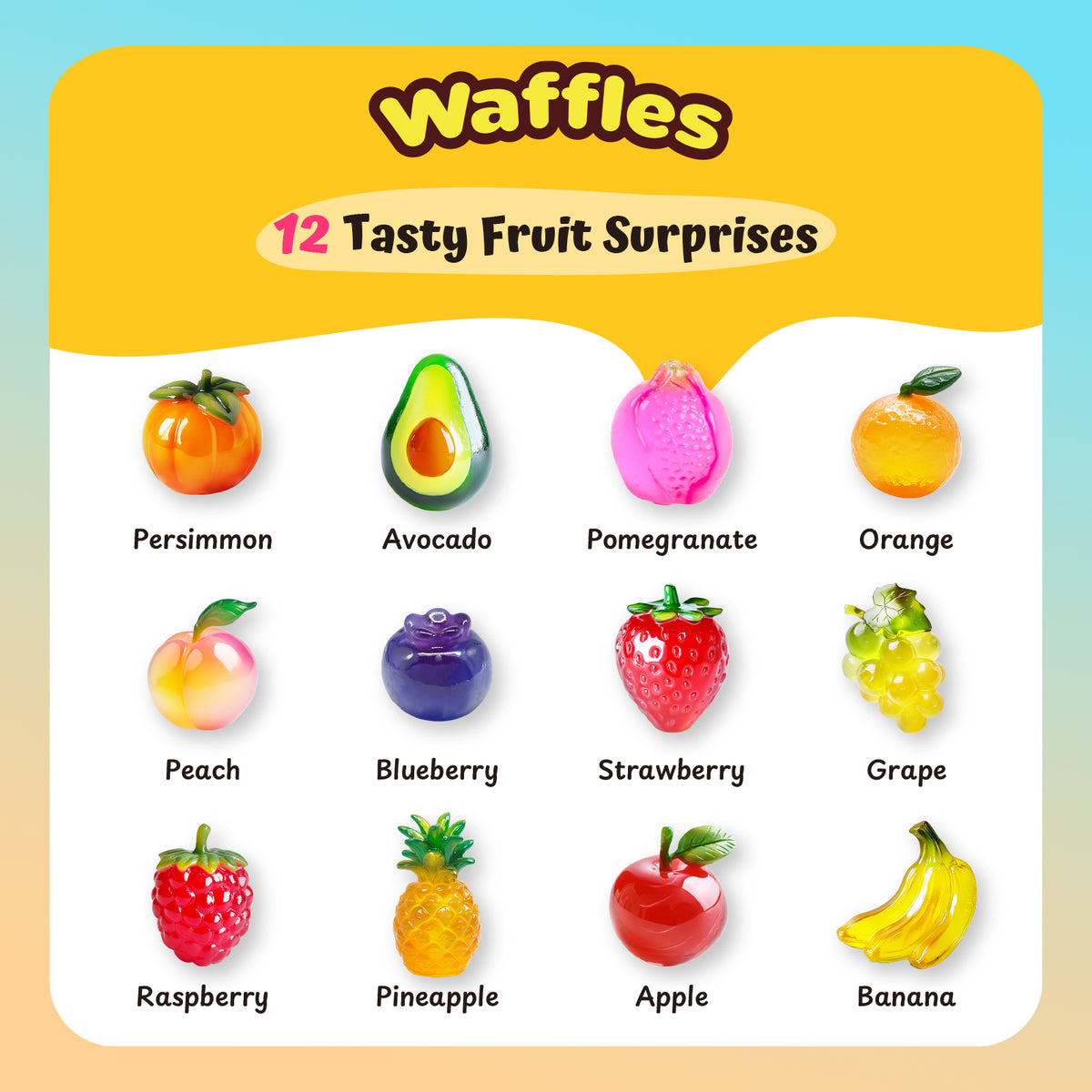 Waffles Dig Kit – 12 Fruit Surprises