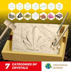 Crystal Mining STEM Dig Kit – 7 Minerals