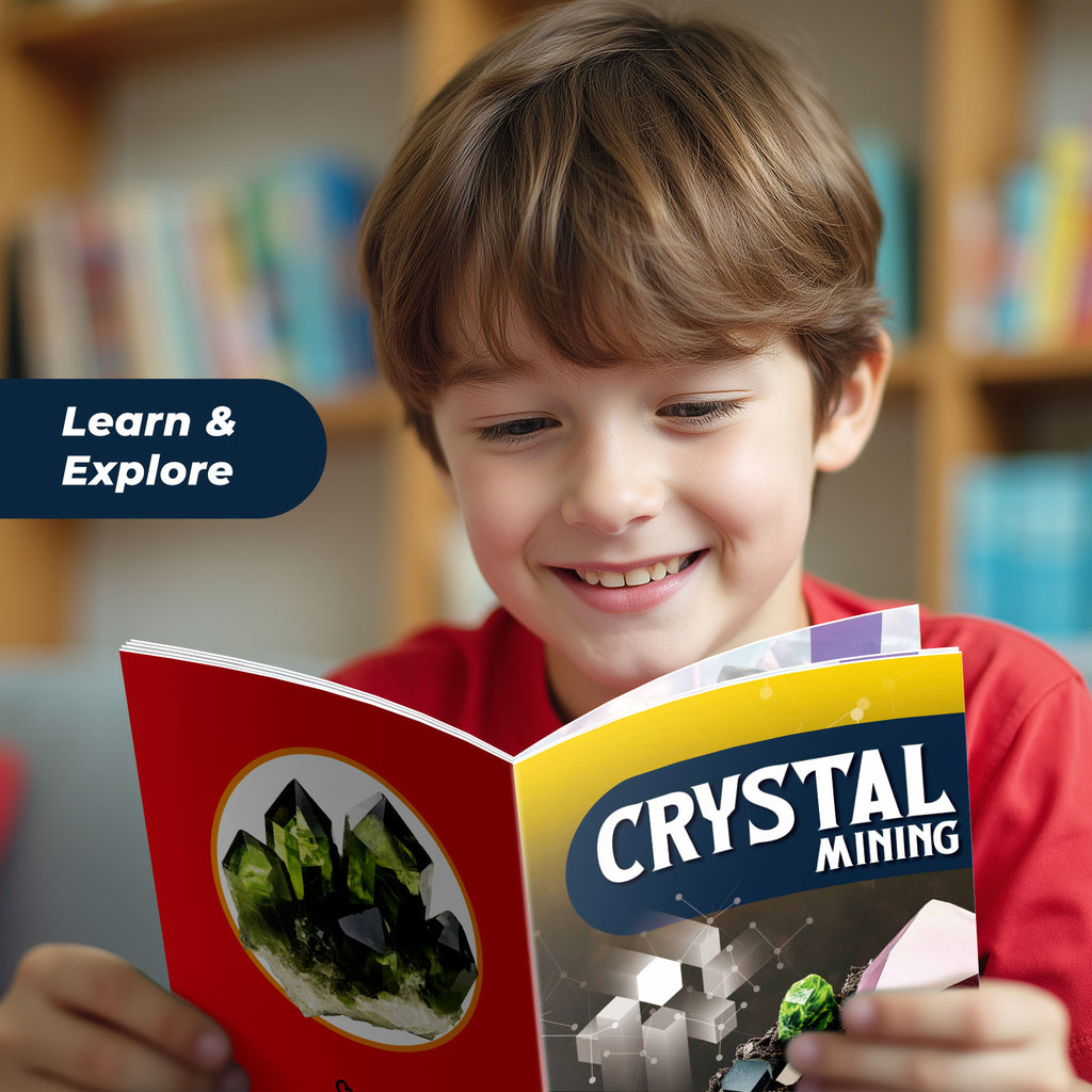 Crystal Mining STEM Dig Kit – 7 Minerals