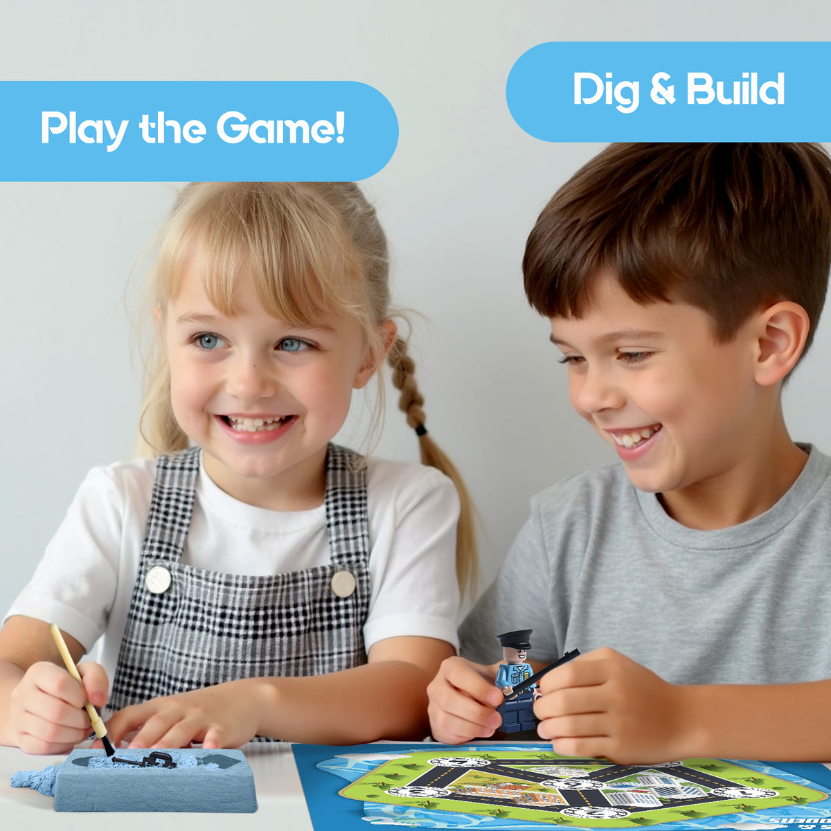 Cops & Robbers Dig & Build Strategy Game