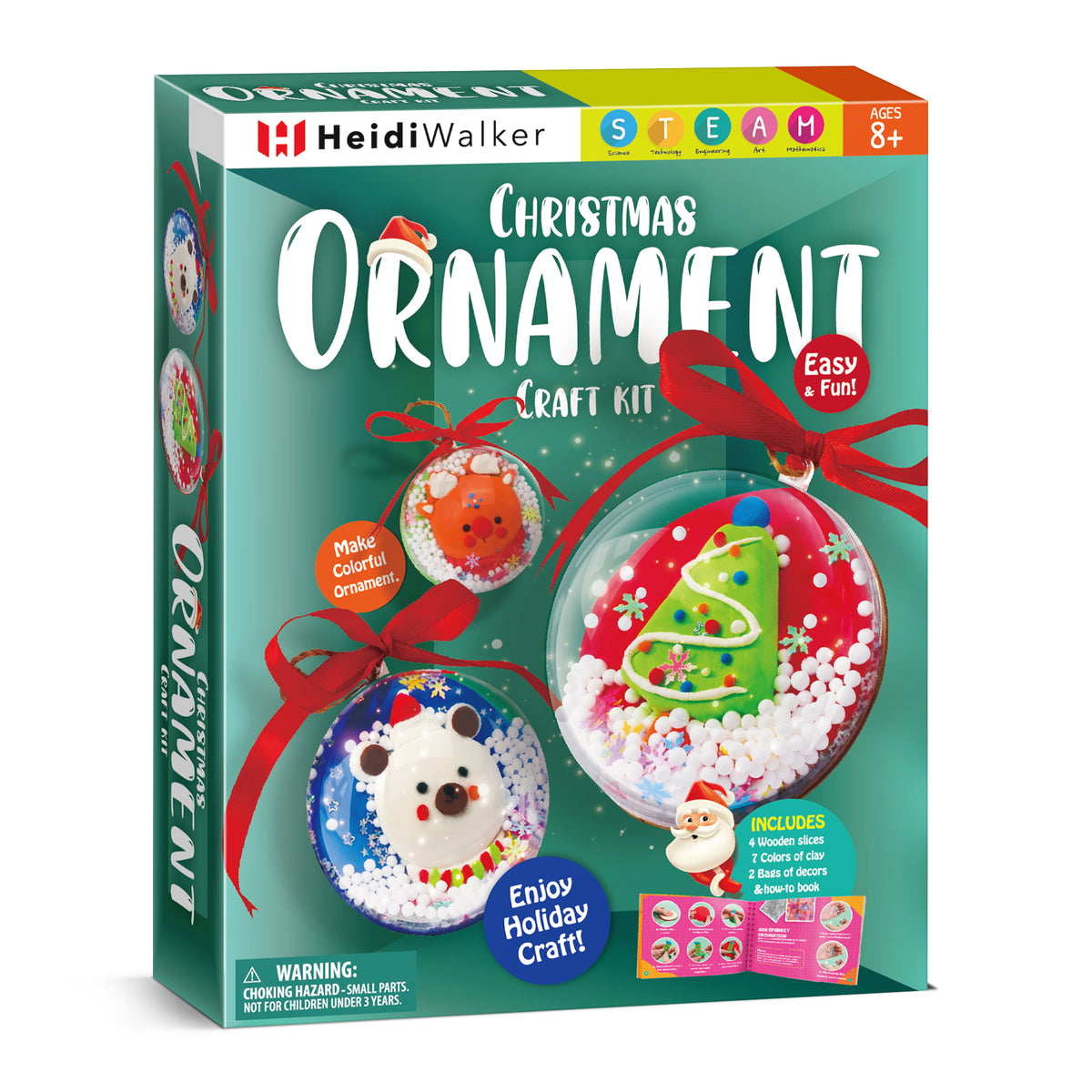 Christmas Ornament Craft Kit – DIY Clay Decorations for Kids