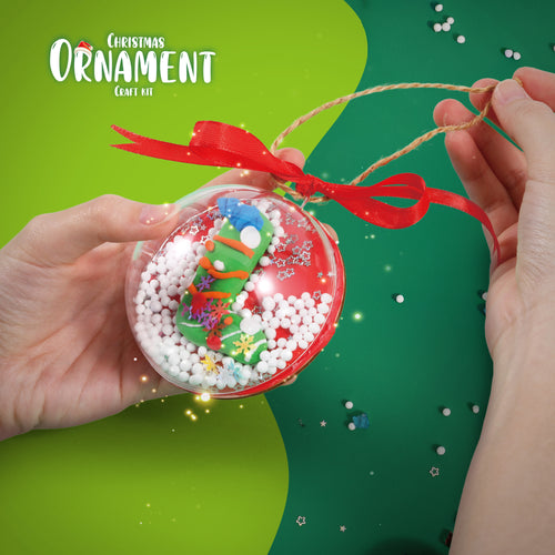 Christmas Ornament Craft Kit – DIY Clay Decorations for Kids