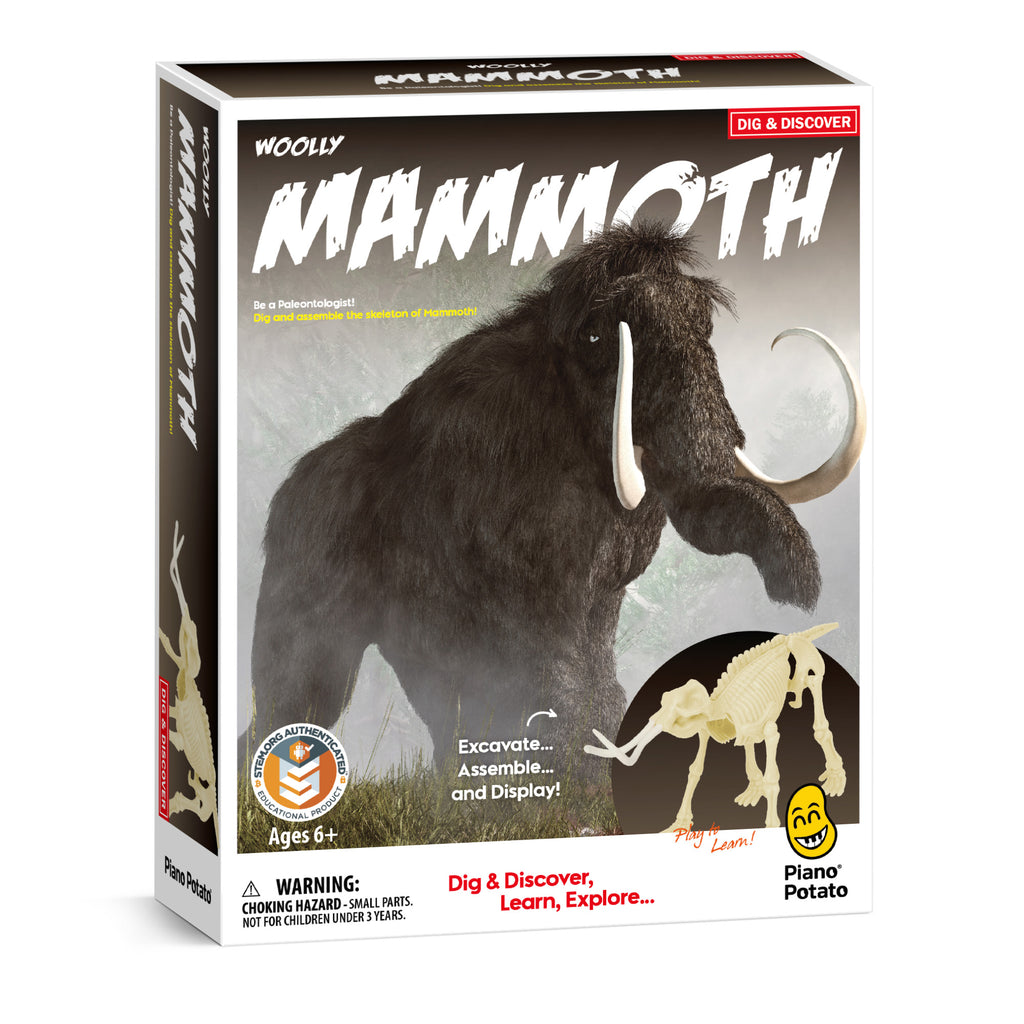 Woolly Mammoth Excavation & Build Kit