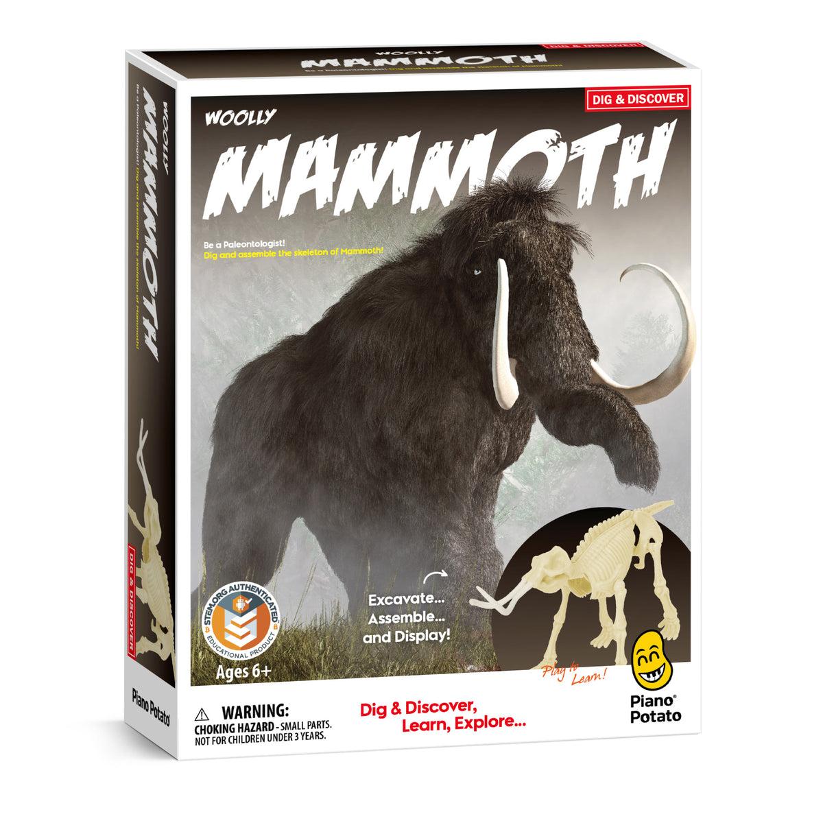Woolly Mammoth Excavation & Build Kit