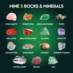 Rocks and Minerals Mining Kit