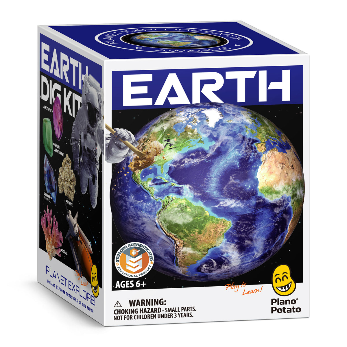 Piano Potato Earth Dig Kit – Gemstone & Mineral Excavation STEM Activity
