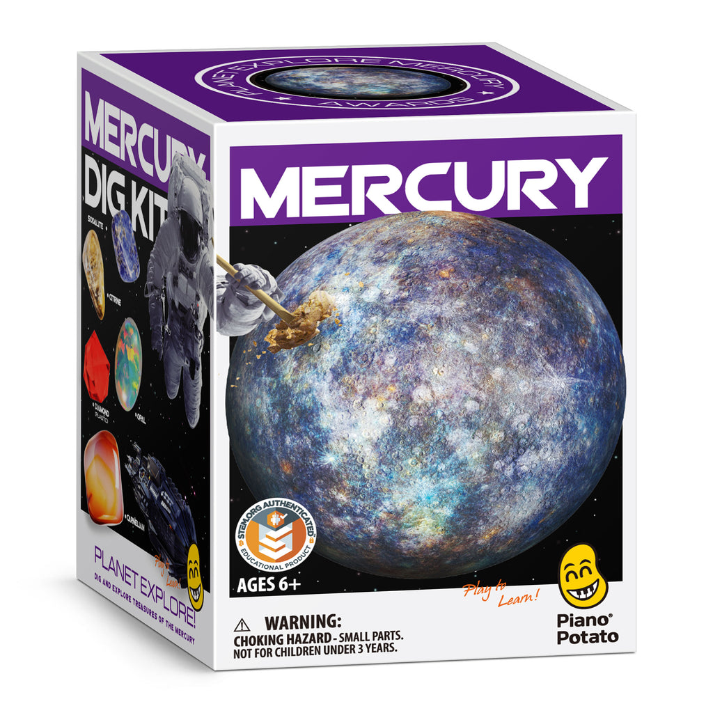 Piano Potato Mercury Dig Kit – Planet Exploration STEM Excavation Set