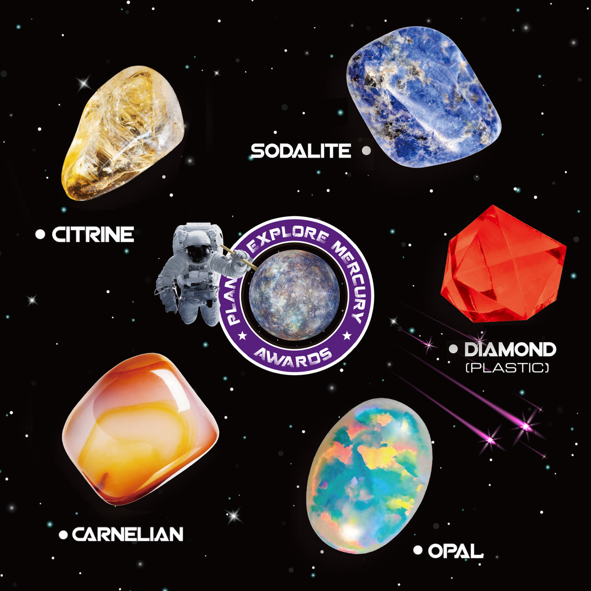 Piano Potato Mercury Dig Kit – Planet Exploration STEM Excavation Set