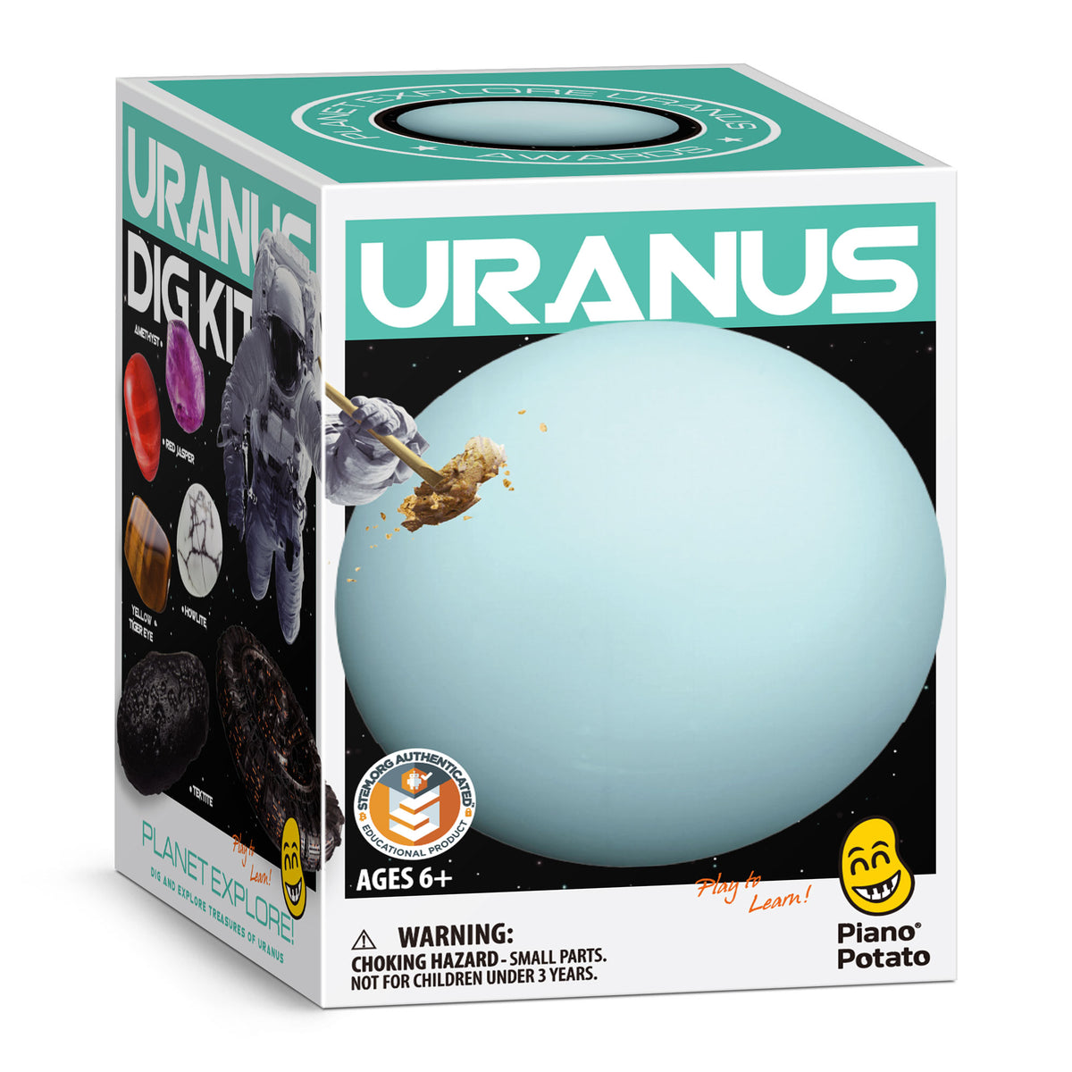 Piano Potato Uranus Dig Kit – Planet Exploration STEM Excavation Set