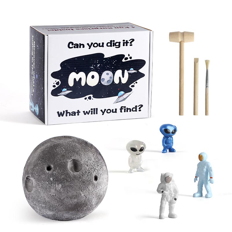 Piano Potato Moon Dig Kit – Space Excavation with Astronaut & Alien Figures