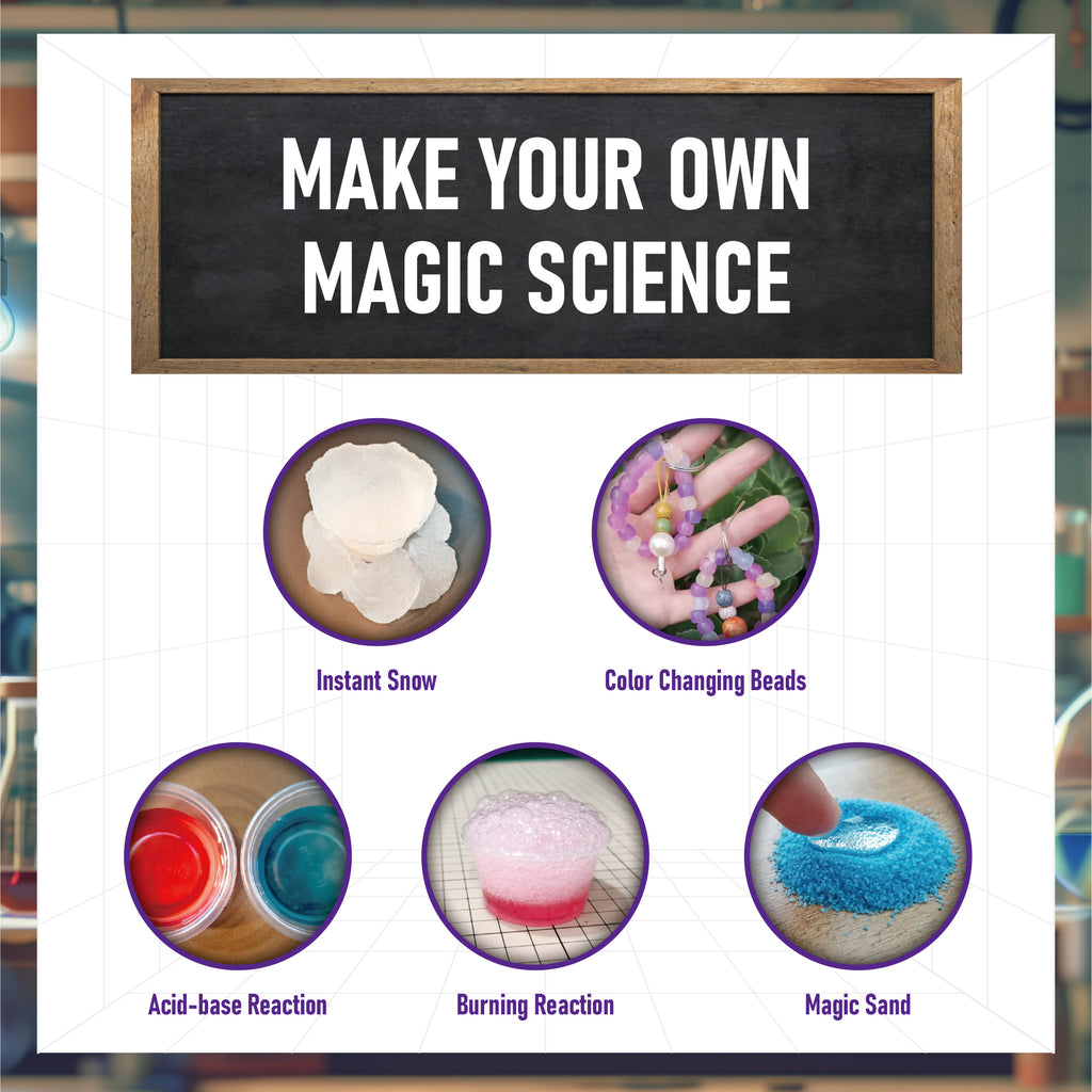 Piano Potato Magic Science Kit – 5 Color-Changing & Fizzing STEM Experiments