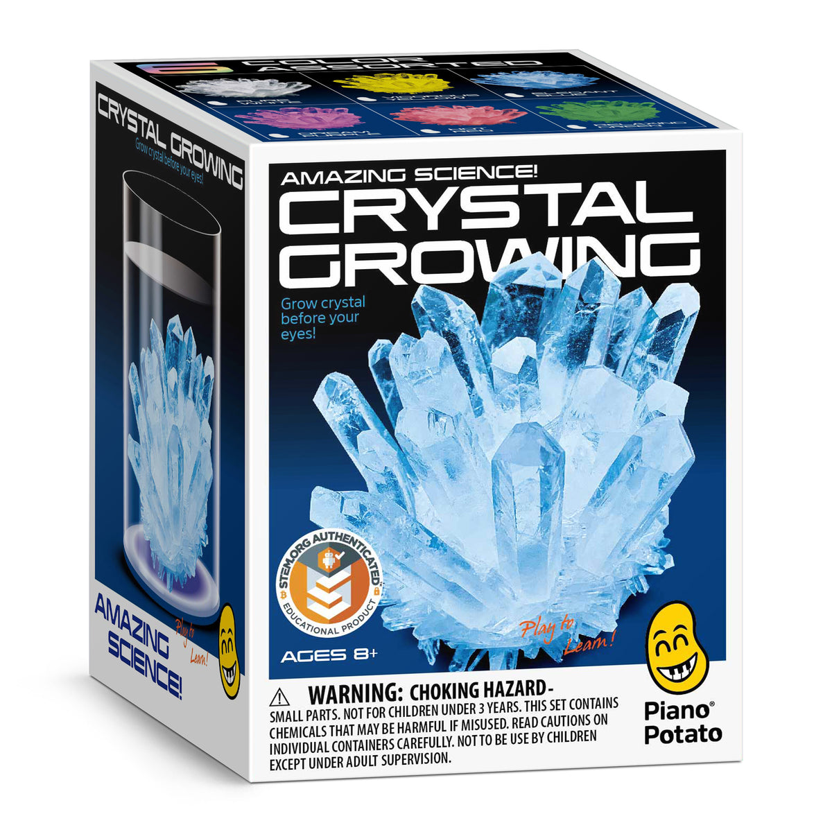 Piano Potato Crystal Growing Kit – Blue Crystal