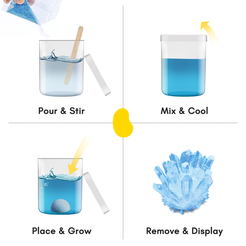 Piano Potato Crystal Growing Kit – Blue Crystal