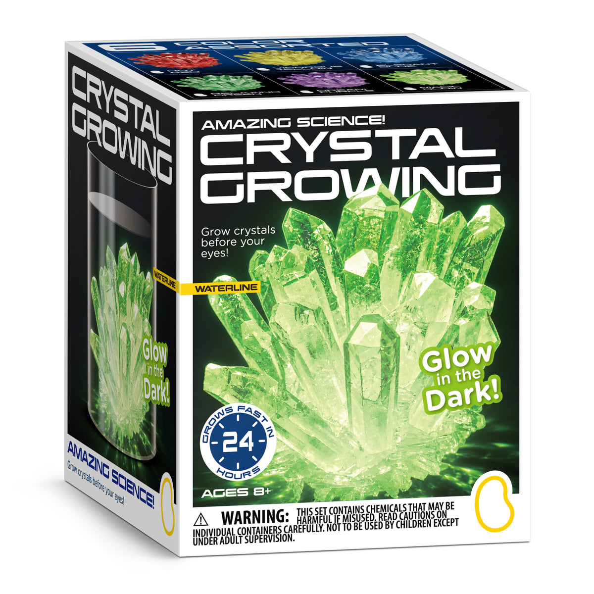 Piano Potato Glow-in-the-Dark Crystal Growing Kit – Fast 24-Hour STEM Experiment