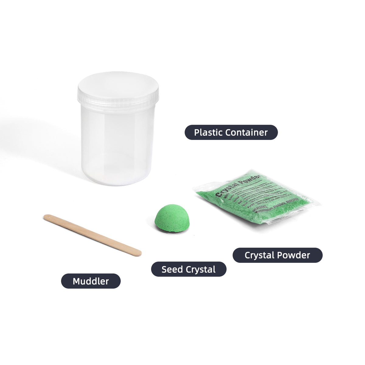 Piano Potato Crystal Growing Kit – Green Crystal