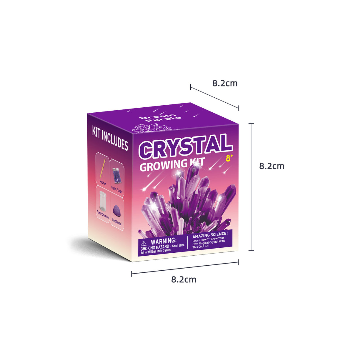 Piano Potato Crystal Growing Kit – Purple Crystal