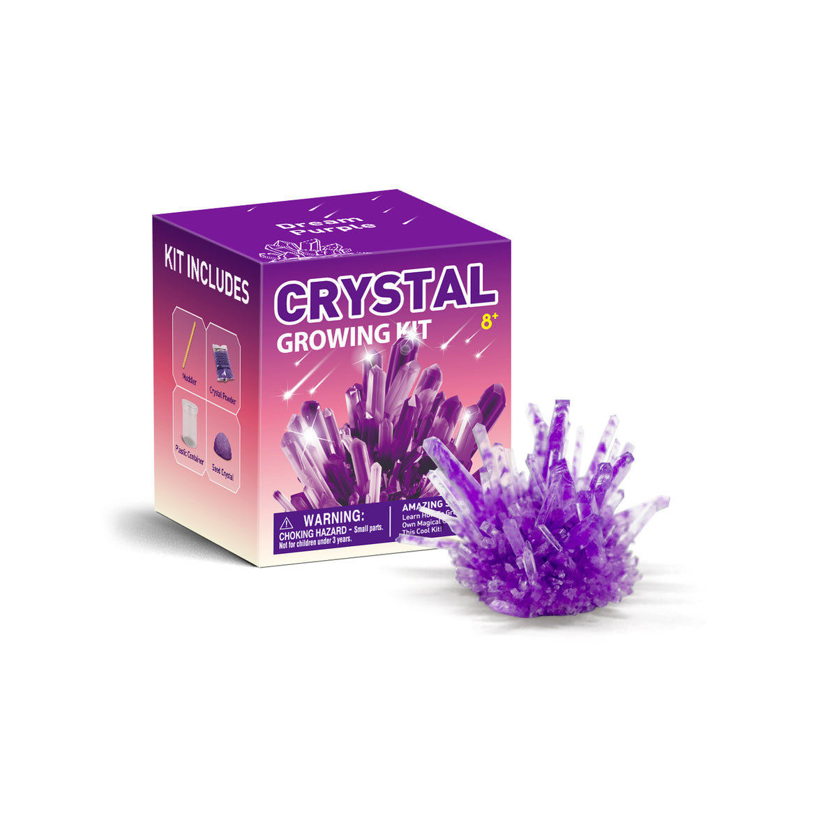 Piano Potato Crystal Growing Kit – Purple Crystal