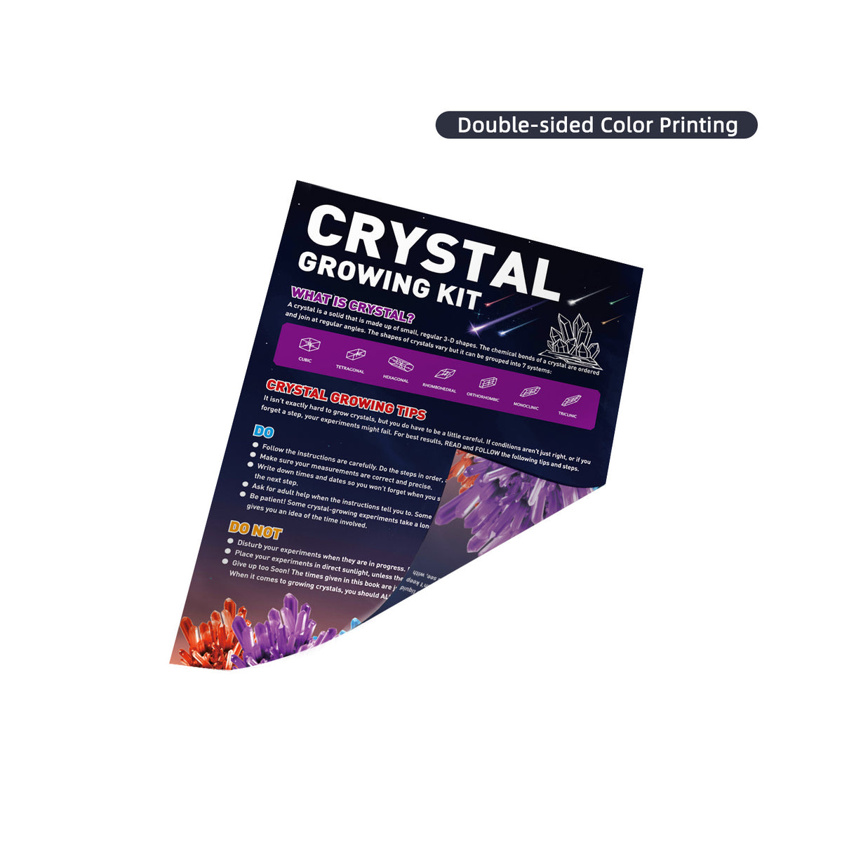 Piano Potato Crystal Growing Kit – Orange Crystal