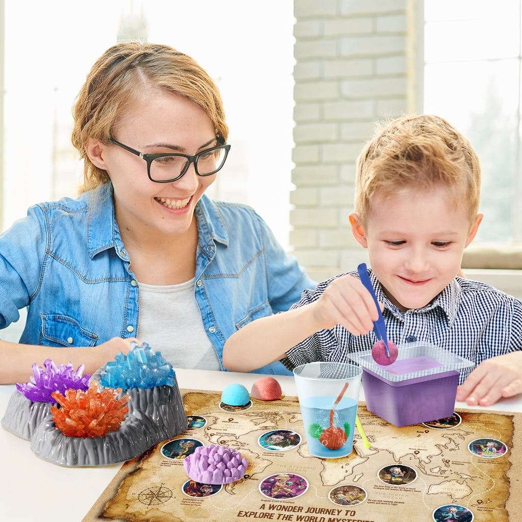 Crystal Growing Lab – Grow 6 Colorful Crystals
