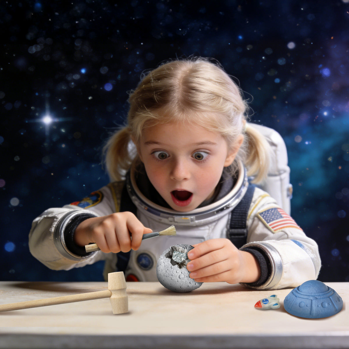 Piano Potato Mystery Space Dig Kit – 5-in-1 Cosmic Treasure Discovery STEM Toy