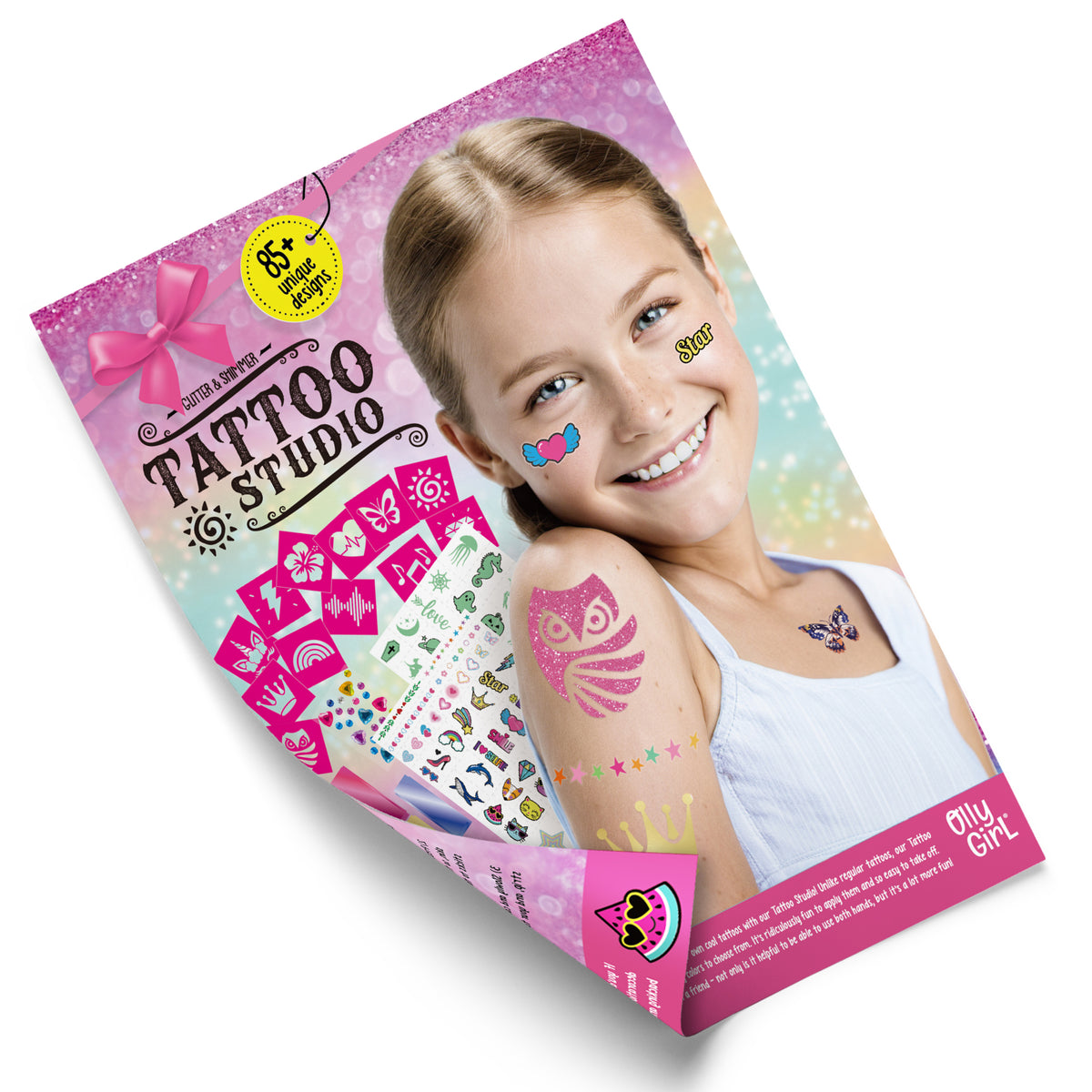 OllyGirl Glitter & Shimmer Tattoo Studio – 85+ Designs