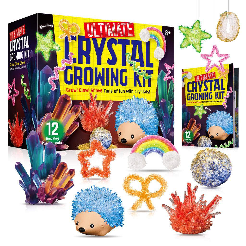 Piano Potato Crystal Growing Kit - 12 Crystal Shapes STEM Science Set