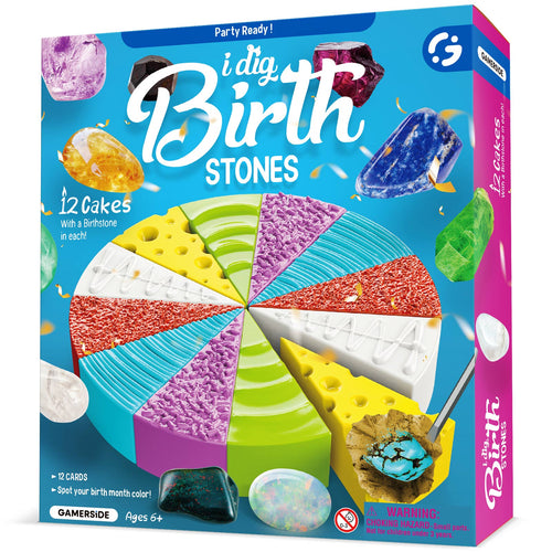 Birth Stones Dig Kit – 12 Cakes